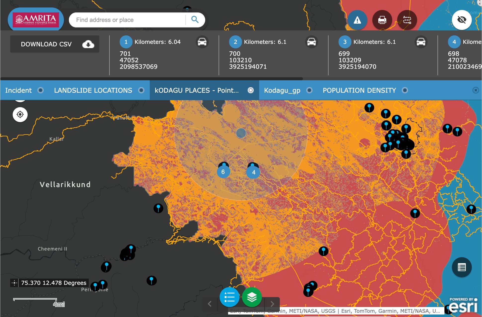 Real-Time and Antecedent Risk Visualization
